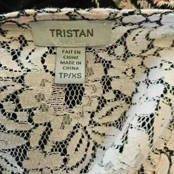 Tristan Baby Pink Lace Blouse xs - Picture 6 of 6